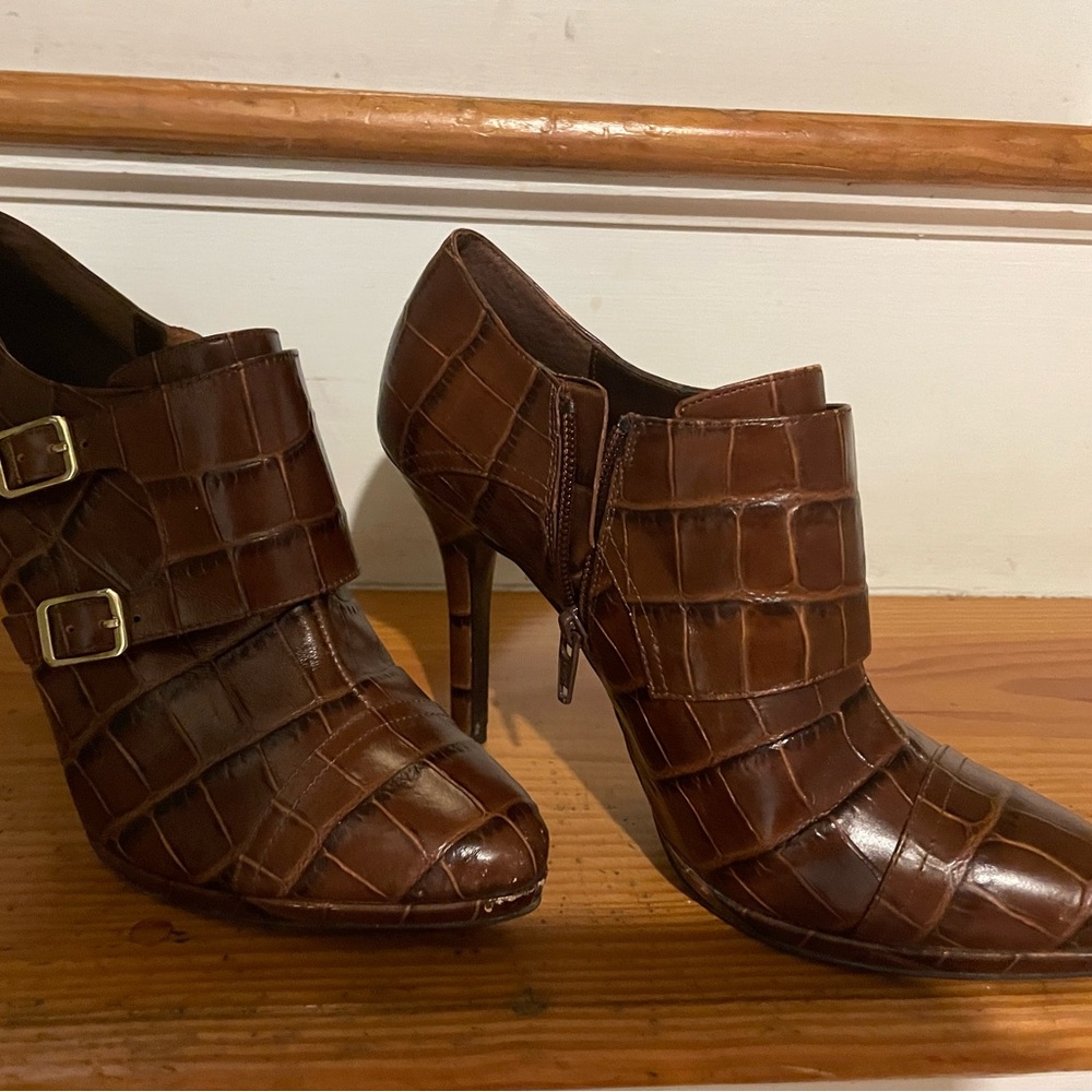 Polo by Ralph Lauren Brown Heeled Boots